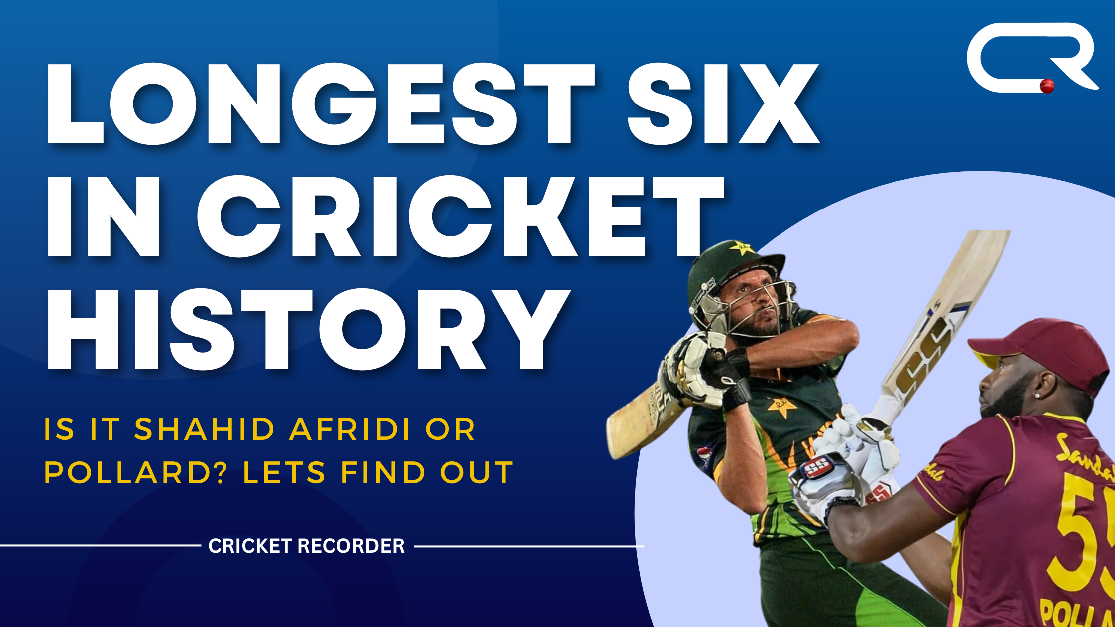 Longest six in cricket history